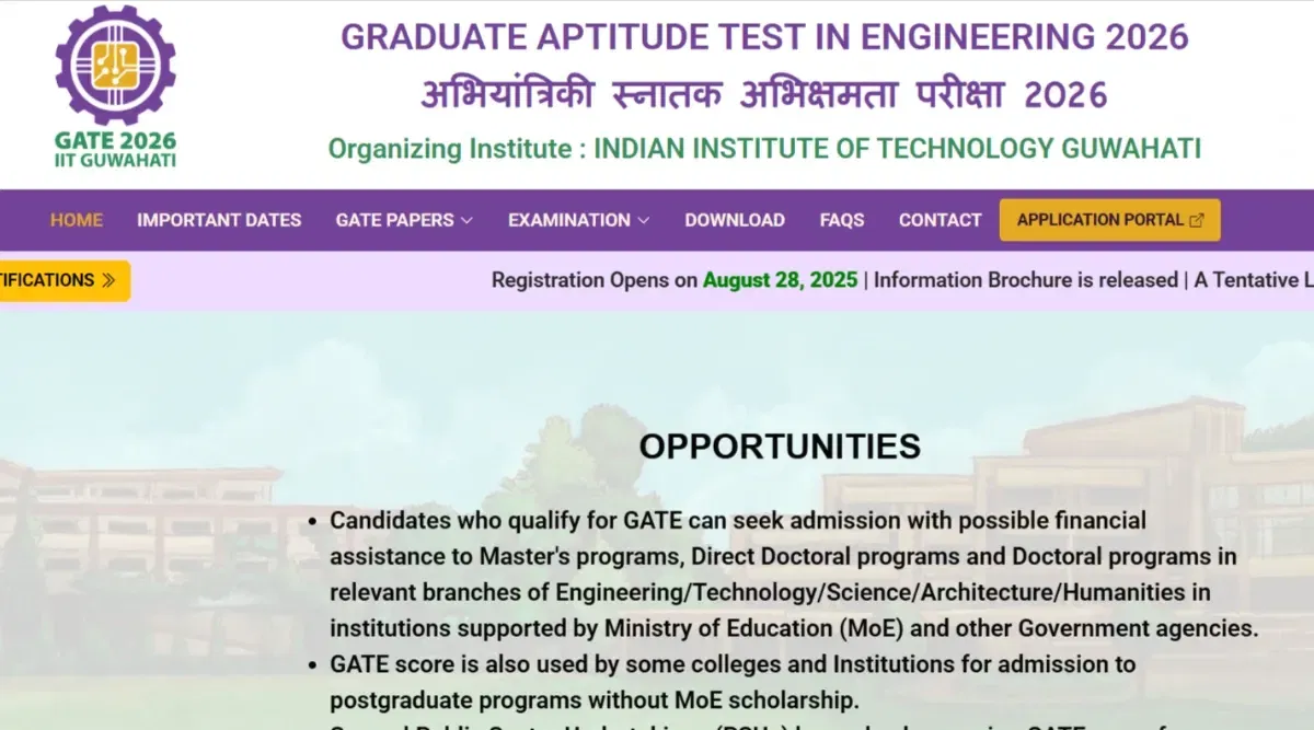 GATE 2026 Application Form (Released): Registration Link, Instructions