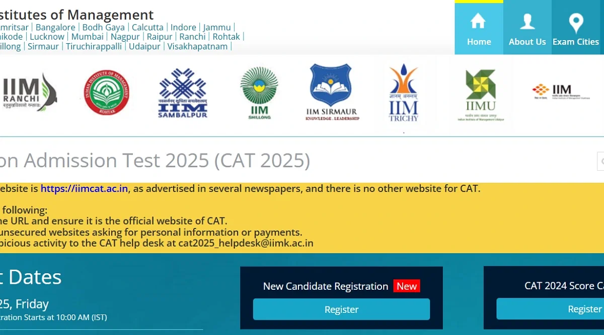CAT 2025 Application Form Registration (Begins): Direct Link, Instructions