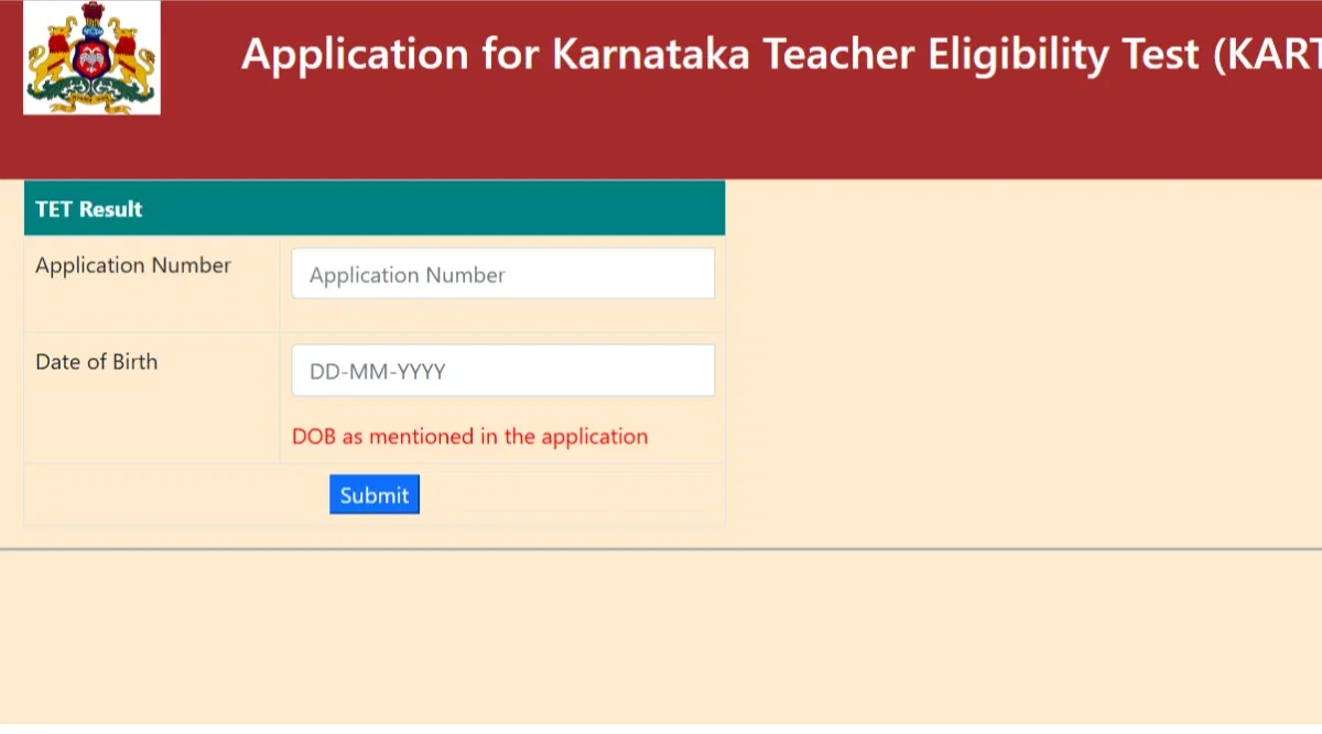 Karnataka TET Result 2025 Download Link Soon