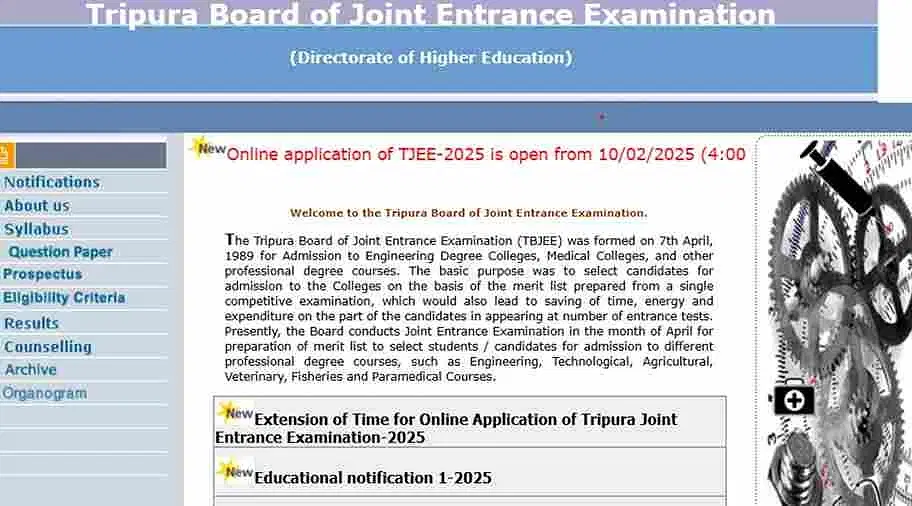 TJEE Application Form 2025 Deadline Extended: Check Revised Date, Registration Link