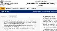 JEE Main Paper 2 Answer Key 2025 Released