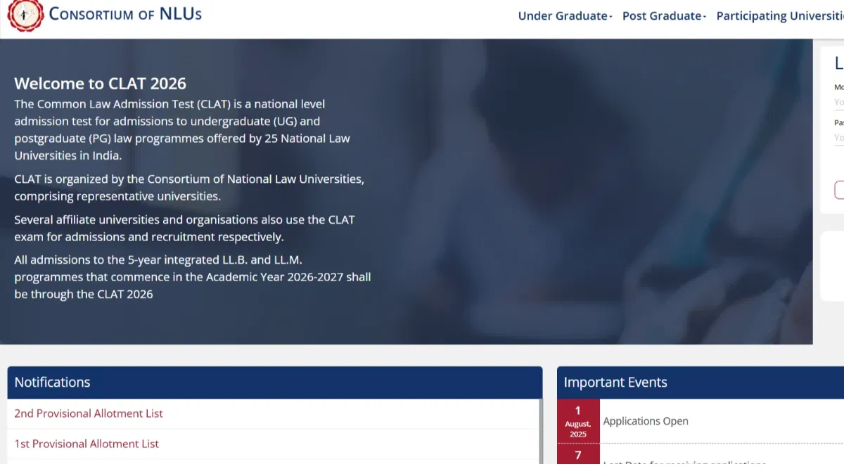 CLAT 2026 Round 3 Seat Allotment Release Date