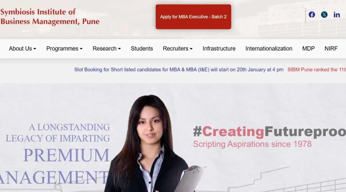 SIBM Pune PI Shortlist PDF 2026 Released: Slot Booking Process, Instructions