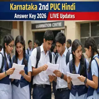 Karnataka 2nd PUC Hindi Answer Key 2026 LIVE Updates: Detailed Question Paper Analysis