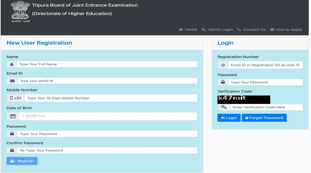 TJEE Exam Registration Begins 2025: Application Link, Instructions