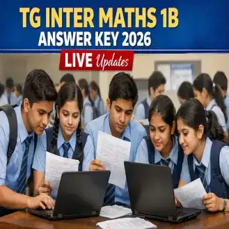 TG Inter Maths 1B Answer Key 2026 (OUT) LIVE Updates: Live Question Paper Solving; Analysis