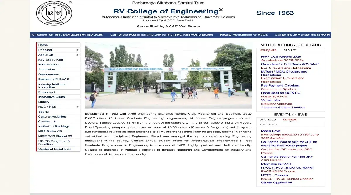 COMEDK RVCE Minimum Marks Required for Admission 2025