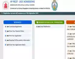 AP PECET 2025 Phase 1 Registration Ongoing: Direct Link, Instructions