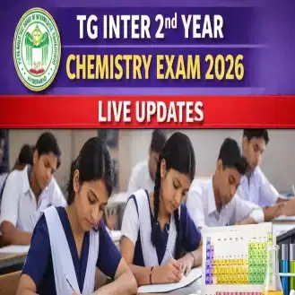TG 2nd Year Chemistry Answer Key 2026 LIVE Updates(OUT):Paper Solving Ends; Exam Review
