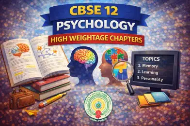 CBSE 12 Psychology High Weightage Chapters 2026: Exam Day Strategy for March 5