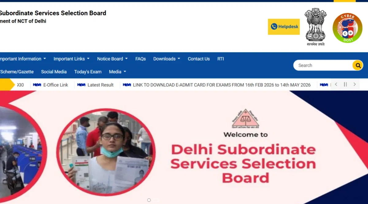 DSSB PRT 2026 Admit Card Download link Activated