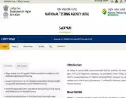 SWAYAM Admit Card 2025 Download Link Activated