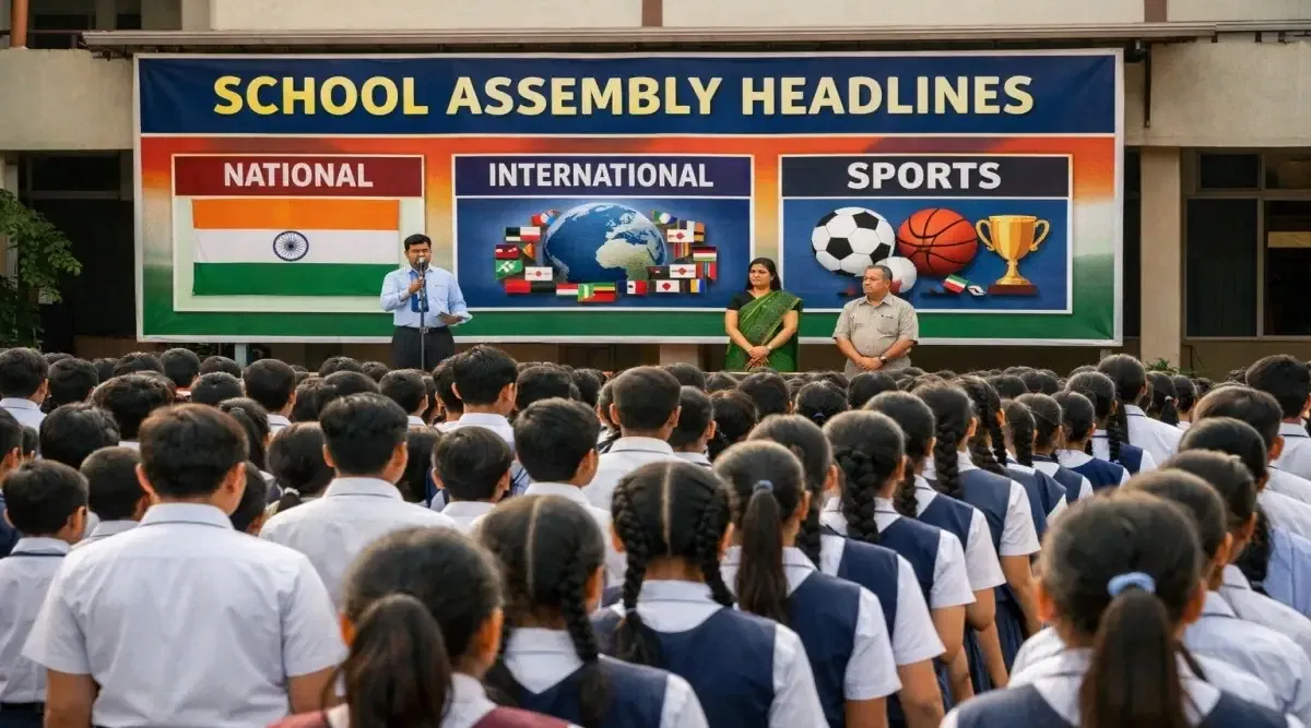 School Assembly Headlines 13 February 2026: National, International, Sports