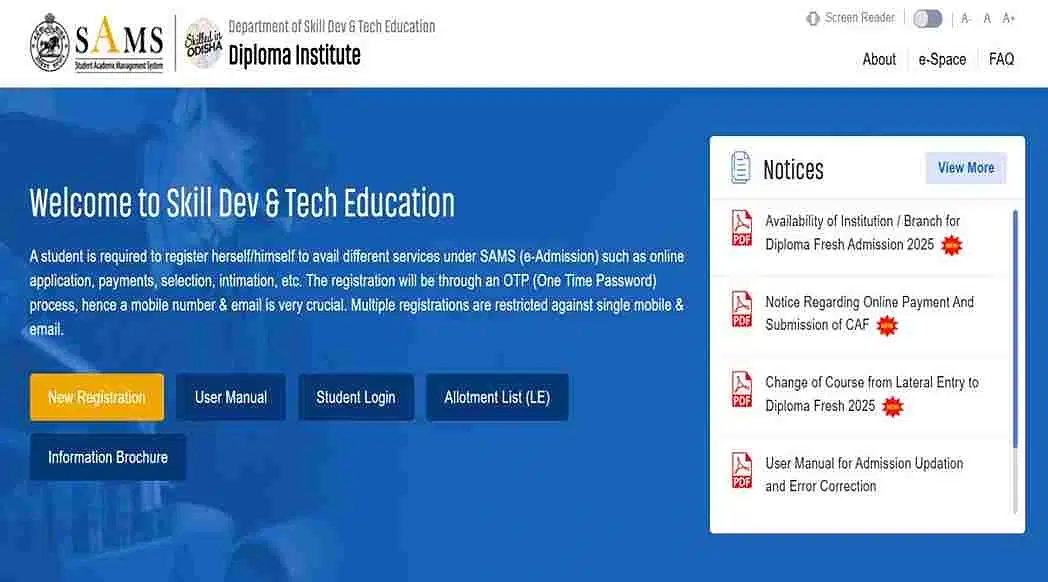 Odisha Polytechnic Admission 2025 Registration Closes Today on June 23