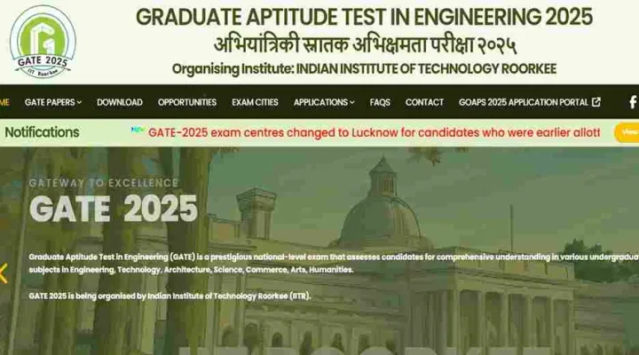 GATE 2025 Prayagraj Exam Center Shifted to Lucknow Due to Mahakumbh: Check More Details