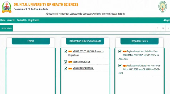 AP NEET UG Phase 1 Registration 2025 (Begins): Direct Link, Instructions