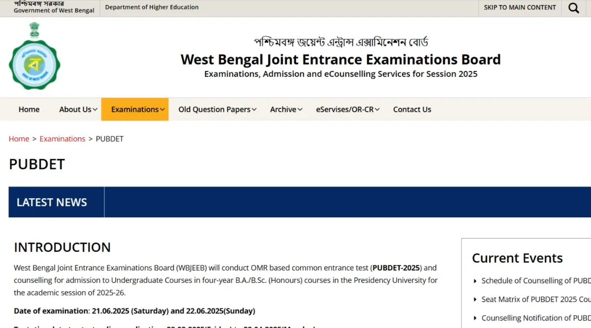 PUBDET Counselling 2025 Registration (Begins): Direct Link, Instructions