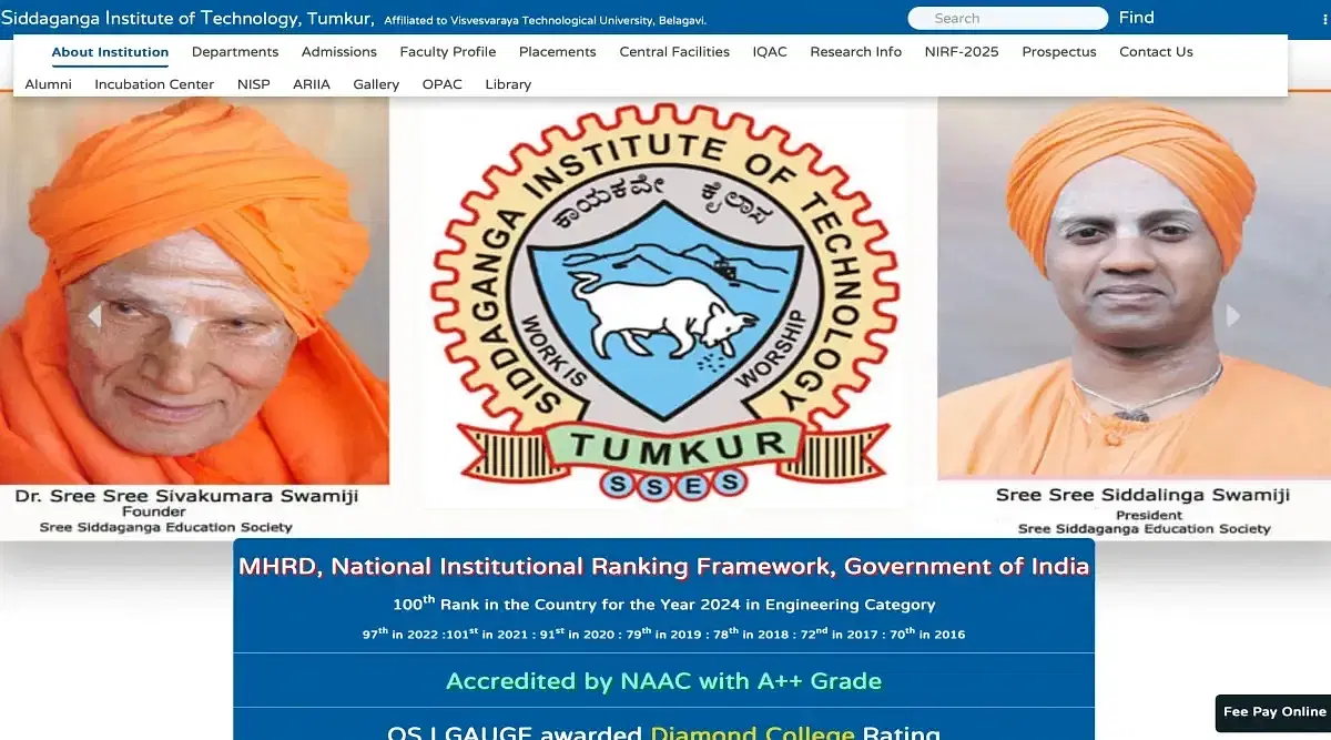 Karnataka DCET Siddaganga Institute of Technology, Tumkur Round 1 Cut-off 2025 
