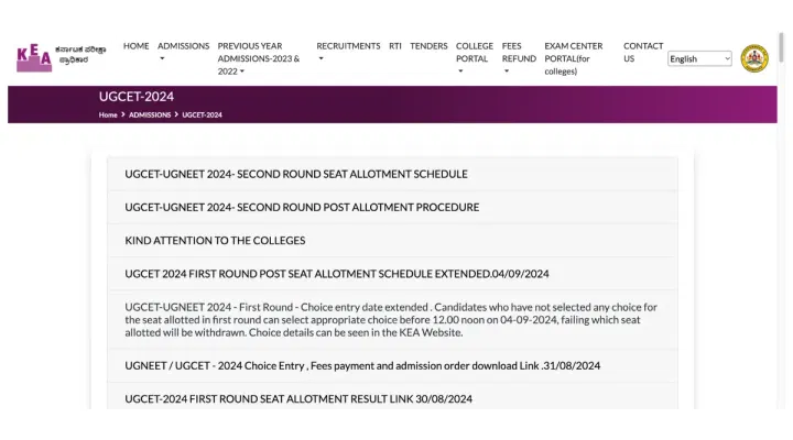 KCET Round 2 Seat Matrix 2024 (Live): Check List of Vacant Seat in Engineering College