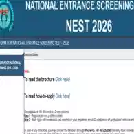 NEST 2026 Registration Starts at nestexam.in: Direct Link, Instructions