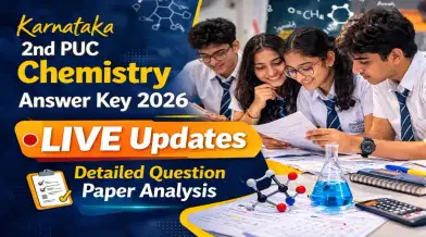 Karnataka 2nd PUC Chemistry Answer Key 2026 (OUT) LIVE Updates: Answer Key; Detailed Analysis