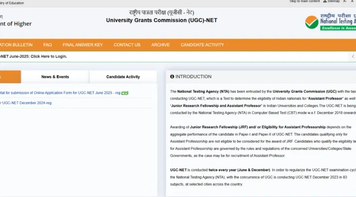 UGC NET June 2025 Registration Closing Today: Dates to edit application form