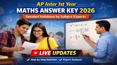 AP Inter 1st Year Maths Answer Key 2026 (OUT): Paper Solving Ends; Question Paper Analysis