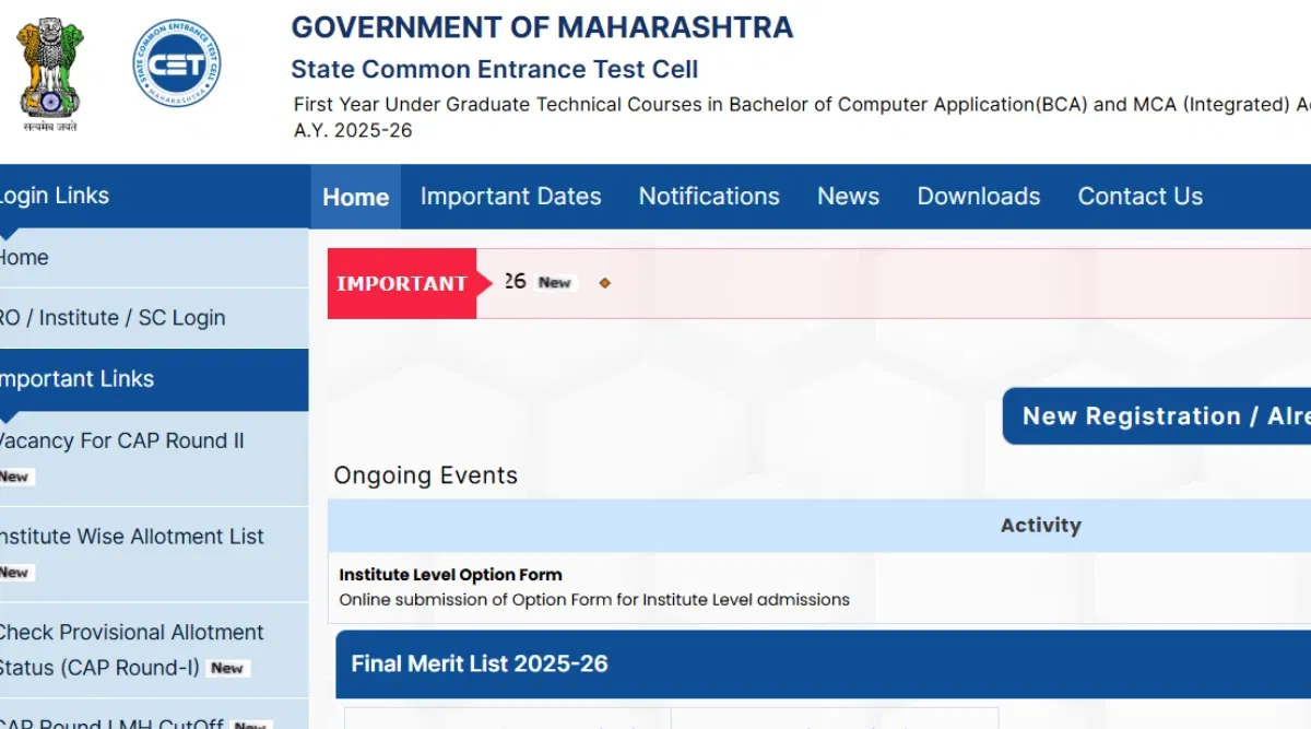 MH BCA CAP Round 2 Result 2025 Download Link Activated