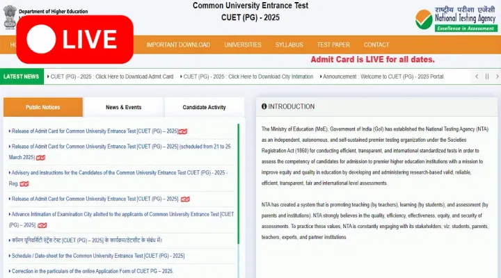 CUET PG Answer Key 2025: Download Link to be Activated Soon