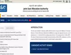 JoSAA IIT CSE Round 1 Cutoff 2025 (Released)