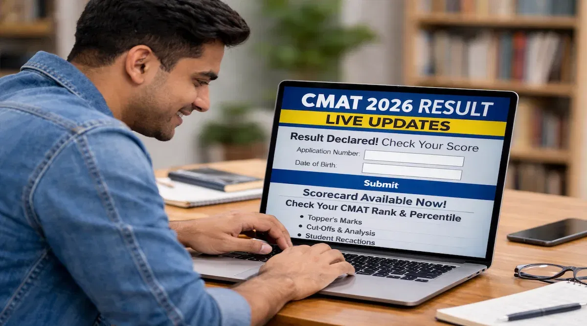CMAT 2026 Result LIVE Updates: Marks vs Percentile Detailed Analysis