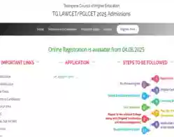 TG LAWCET Counselling Registration 2025 (Begins): Direct Link, Instructions