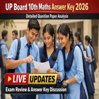 UP Board 10th Maths Answer Key 2026 (OUT) LIVE: Paper Solving Ends; Detailed Paper Analysis