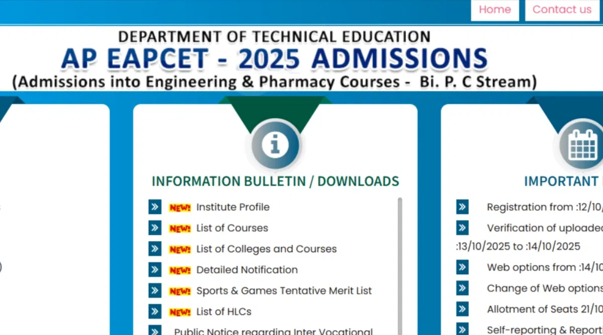 AP EAMCET BiPC Counselling Dates 2025 Released: Phase 1 Schedule Out