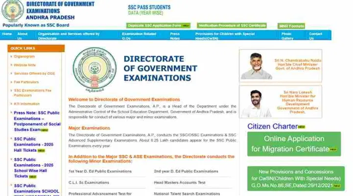 AP SSC 2025 Result (Today): Manabadi, Sakshi, Eenadu