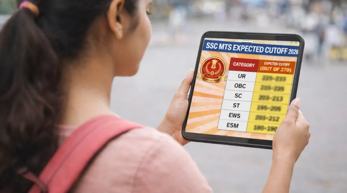SSC MTS 2026 General Category Expected Cutoff: Last 3 Year Trends