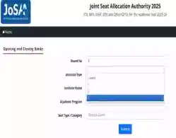 JoSAA Round 3 IIT Cutoff 2025 Released: Download IIT-wise PDF for All Courses