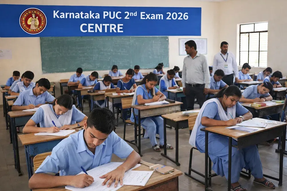 Karnataka PUC 2 Exams Begin Feb 28; Over 7 Lakh Students to Appear