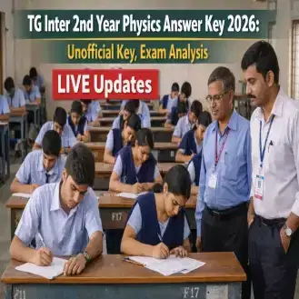 TG Inter 2nd Year Physics Answer Key 2026 (OUT) LIVE: Question Paper Solving Begins; Detailed Review