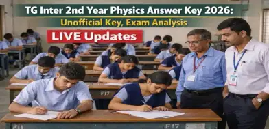 TG Inter 2nd Year Physics Answer Key 2026 LIVE Updates: Exam Ends Shortly; Live Question Solving