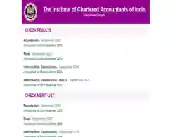 ICAI CA September 2025 Final Result Download Link Activated