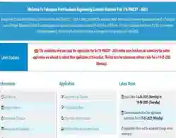 TS PGECET 2025 Registration (Ongoing): Last Date, Application Link
