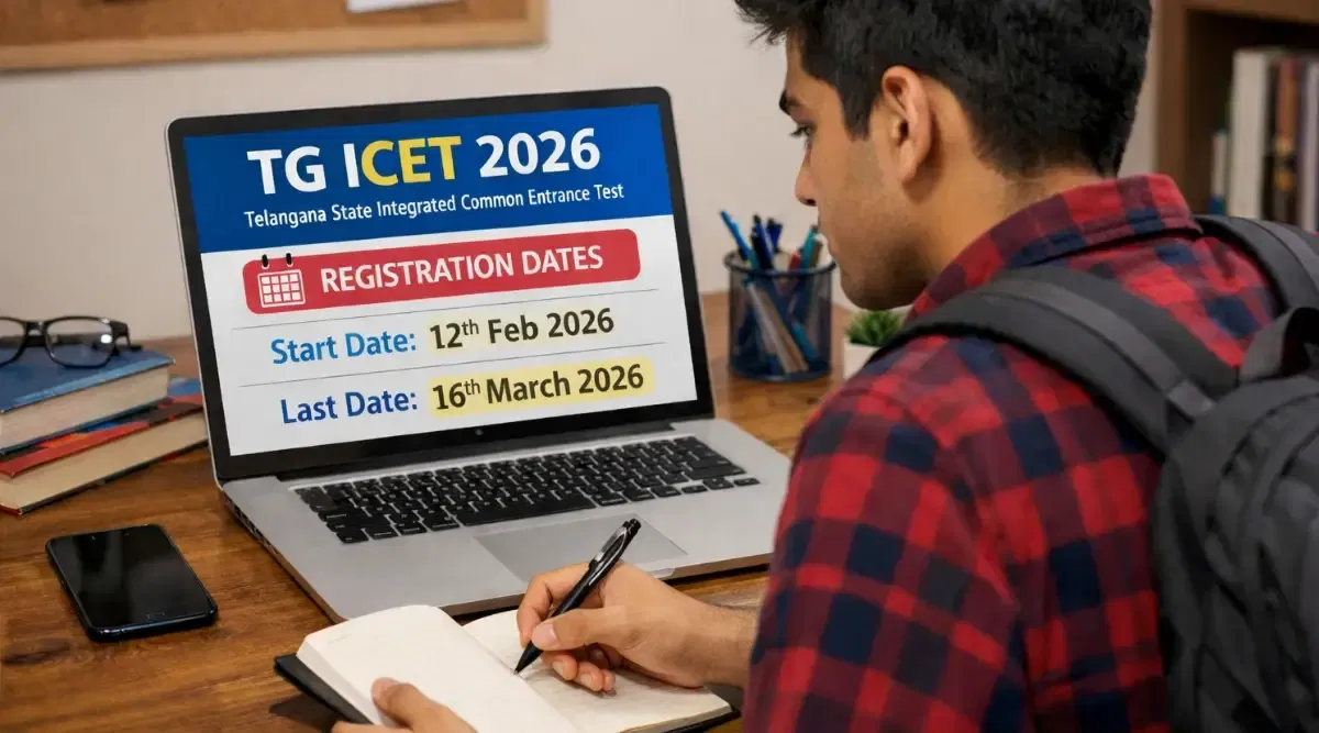 TG ICET 2026 Telangana MBA, MCA Registration Starts Feb 12 at icet.tgche.ac.in; Exam on May 13-14