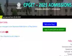 TS CPGET 2025 Phase 1 Seat Allotment Result Download Link (Activated)