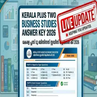 Kerala Plus Two 2026 Business Studies Answer Key LIVE(OUT):Paper Solving Ends; Exam Analysis