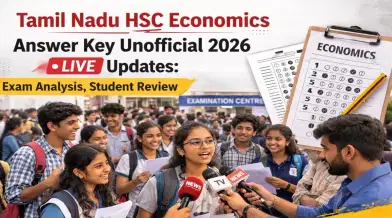 Tamil Nadu HSC Economics Answer Key 2026 (OUT) LIVE: Paper Solving Ends; Detailed Exam Analysis