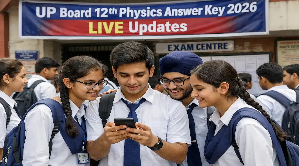 UP Board 12th Physics Answer Key 2026 LIVE Updates: Unofficial Key, Analysis