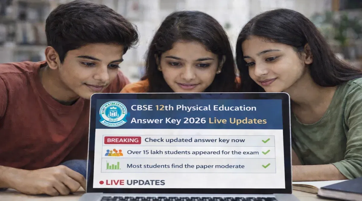CBSE 12th Physical Education Answer Key 2026 Live Updates: Check all sets questions and answers 