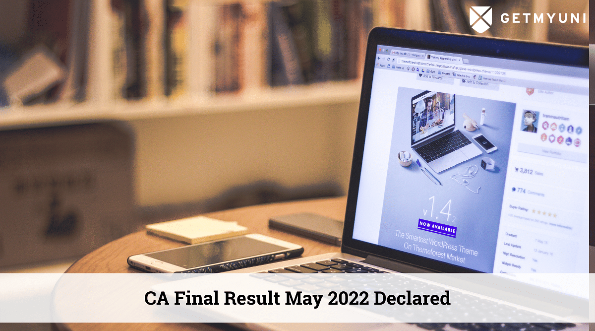 ICAI CA Final Result May 2022 Declared Online at icai.nic.in