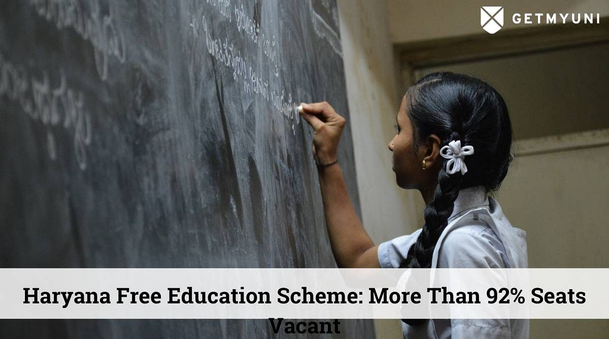 Haryana Free Education Scheme: More Than 92% Seats Vacant